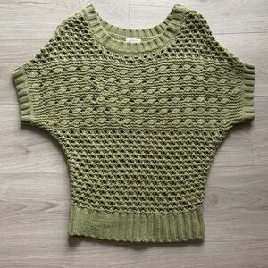 Caslon Textured Knit Olive Sweater
